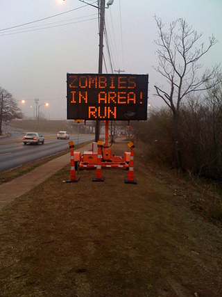 Illustration for article titled Hacked Electronic Road Sign Mega-Gallery